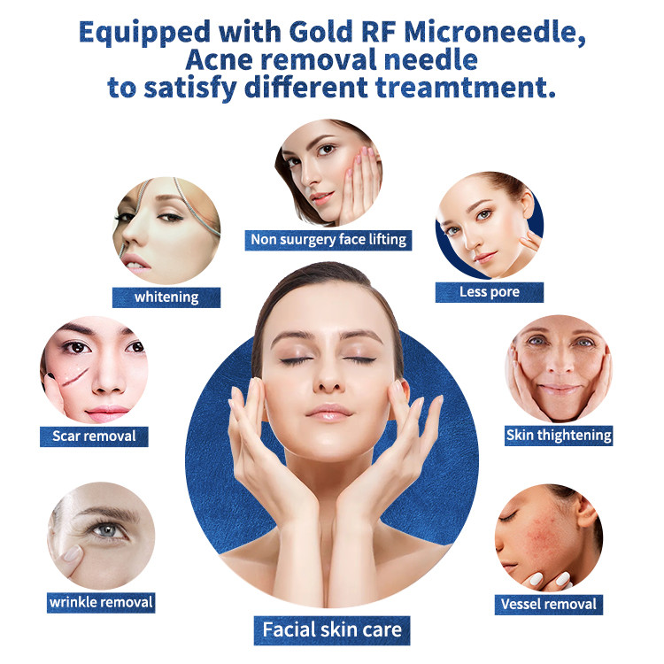 RF Microneedling Portable Fractional Face Lifting Skin Tightening Machine