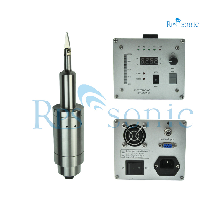 30Khz Robot Arm Ultrasonic Cutting Blade For Plastic/Nylon/Blanket Cutting 0