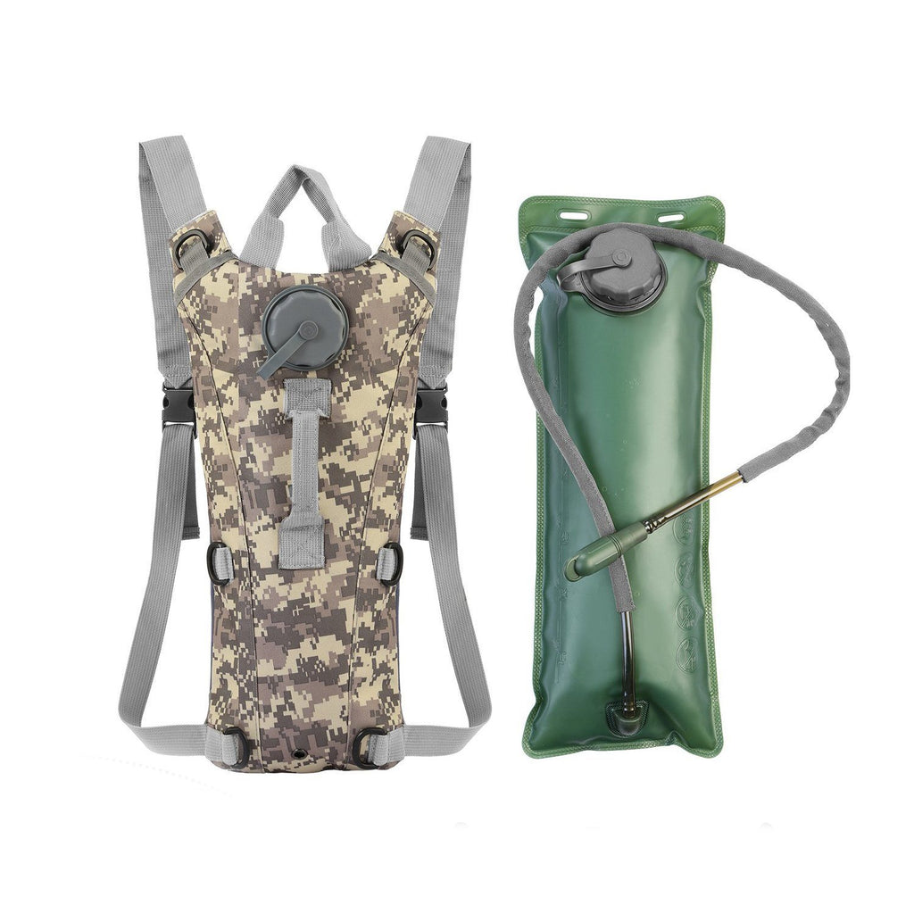 Camouflage Tactical Hydration Pack Military 2.5L Camel <a href='/army-backpack/'>Army Backpack</a> Tasteless Bag Water Bladder Assault Insulation Waterproof Bottle Pouch for Cycling Travel Hiking Mochila Bag Black2.5L Sports & Outdoors - B06XKWV1Y8