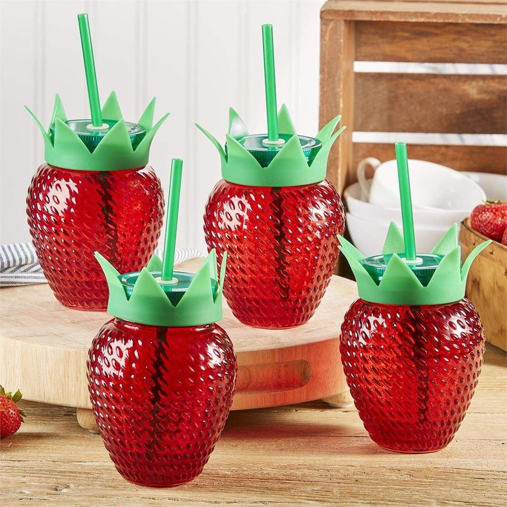 16oz Can Shaped Glass with Lid + Straw | Smile R. Design + Ritual Shoppe