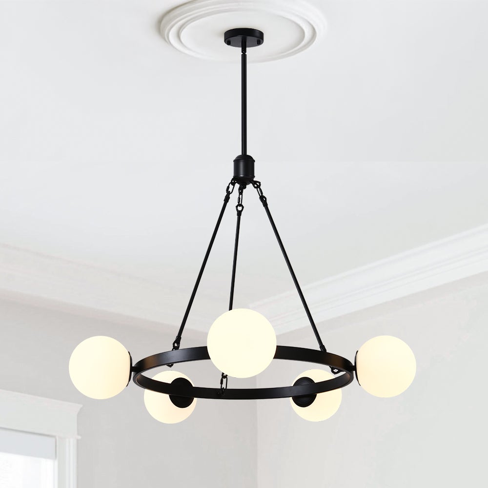 Round Chandelier Unique Modern Black Round Chandelier Lovely Blown Glass Pendant Lights 16