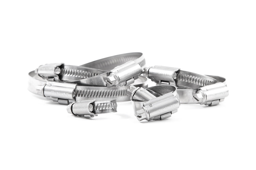 SBA-HC8 100 Piece Single Ear Pinch Type Crimp Hose Clamp 7/16