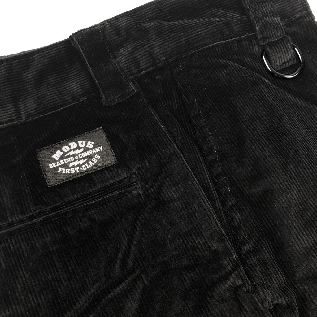 Corduroy- Black Stretch