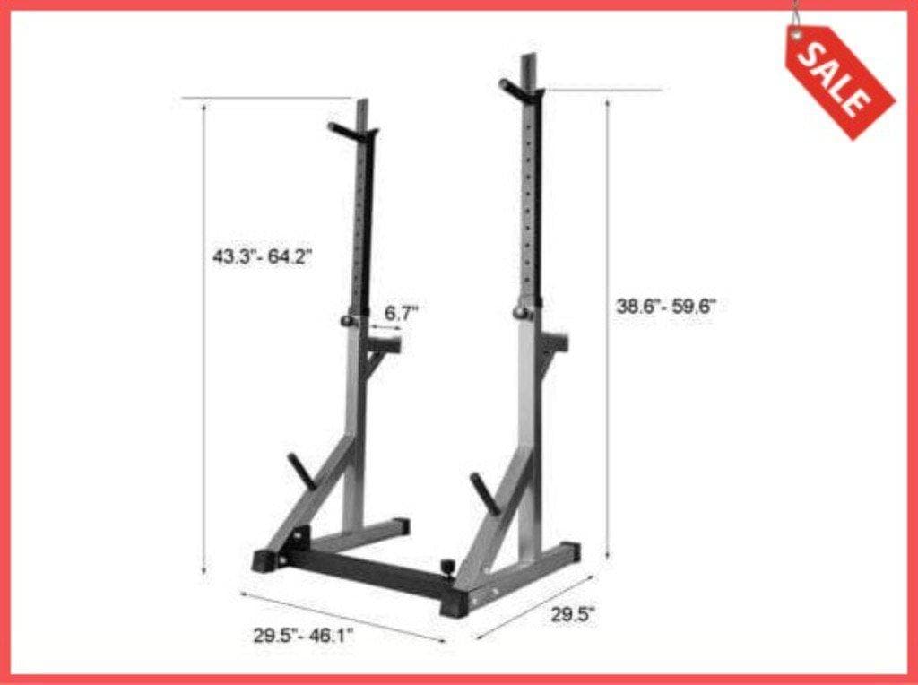 Everfit Squat Rack Bench Press Weight Lifting Stand  Discounts 4U