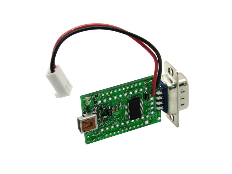 USB TTL 5V / 3.3V RS232 adapter with LED indicators