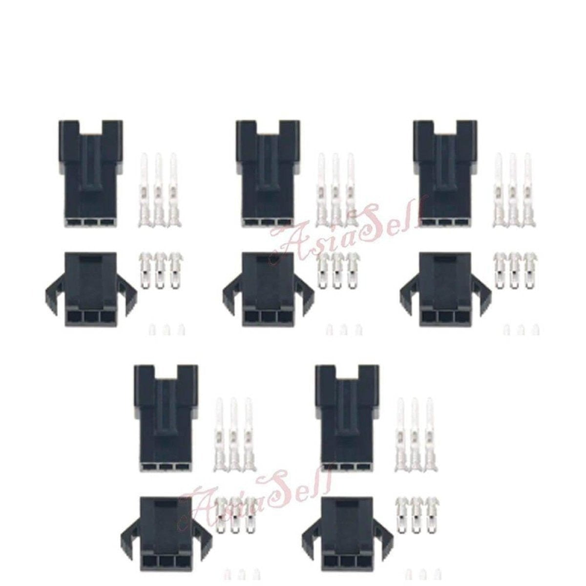 Heyco Female Pin Connectors - Round Barrel with Insulation Crimp - FE Series