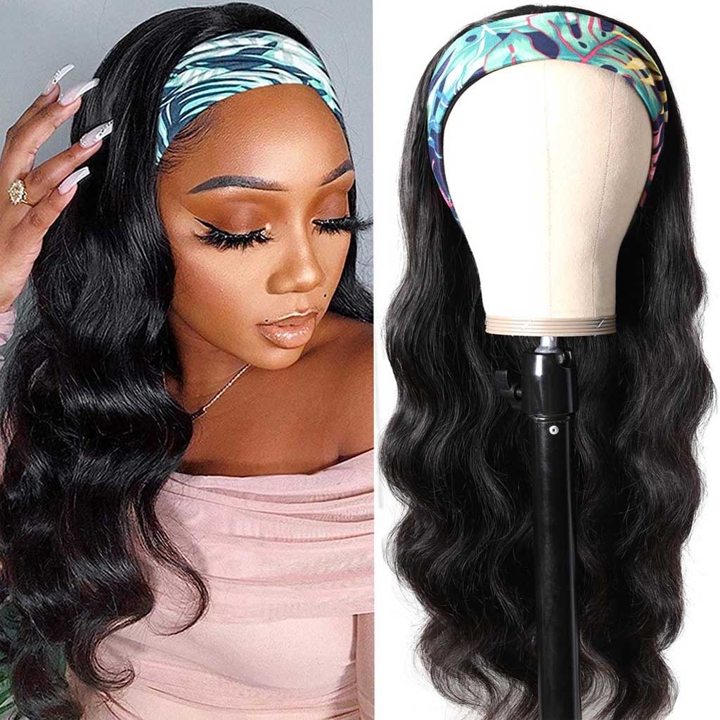 Full Lace Wigs Human Hair Brazilian Virgin Hair Body Wave Wigs for Black Women, 9A Remy Brazilian Hair Body wave Full Lace Wigs With Baby Hair Natural Color 14