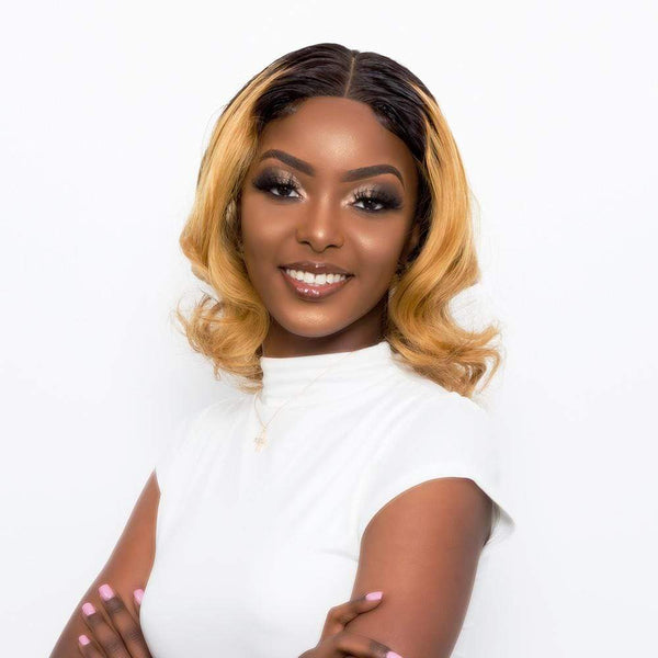 Honey Blonde Ombre Hair P4/27 4*4 Lace Closure Wig Straight/Body Wave
AlloveHair