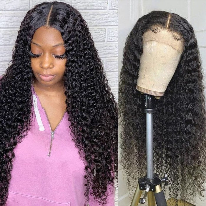 Mix Color Curly Glueless 4x4 Lace <a href='/closure-wig/'>Closure Wig</a> | Luvme Hair
