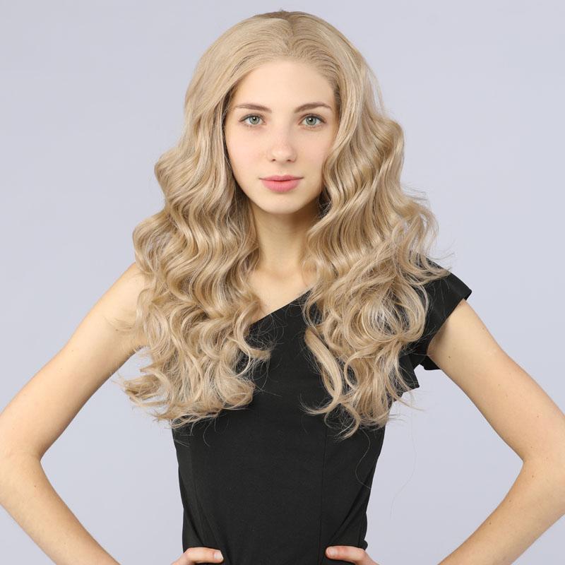 Synthetic Lace Front Wigs | Long Wavy Layers Red color 22