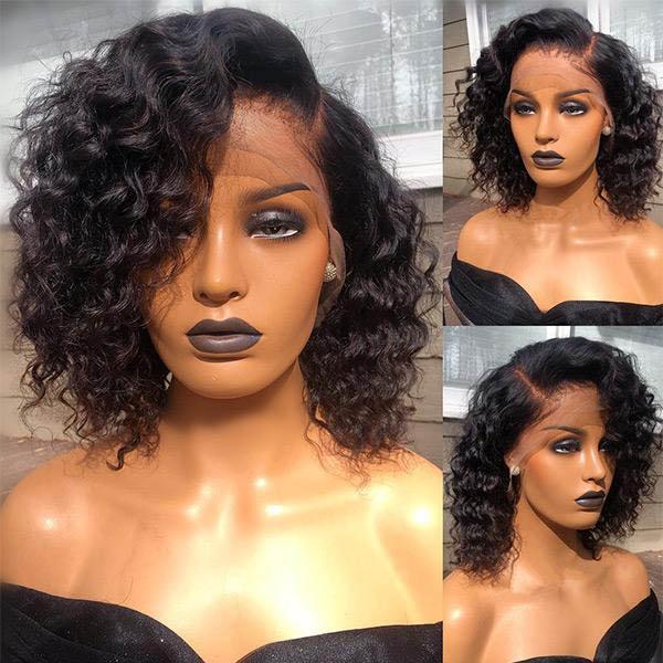 Glueless Full Lace Human Hair Wigs Inspirant Collection Straight Black Bob Short Wigs Glueless Lace Front Wigs Brazilian - Interesting collection of Wigs