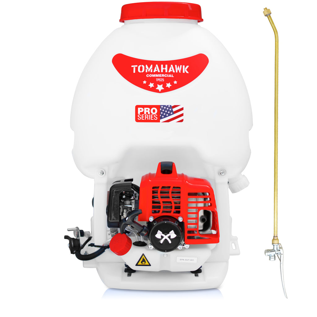 5 Gallon Gas Power Backpack Sprayer with Fan Tip Nozzle and Wand for P Tomahawk Power