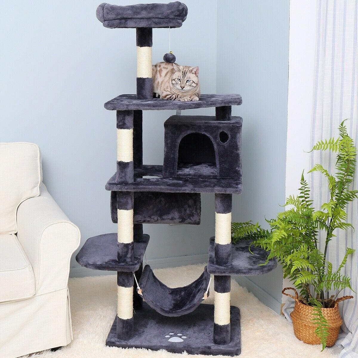 Cat Tree Tower Condo House Post Scratching Furniture Play Pet Activity Kitty Bed | <a href='/cat-furniture/'>Cat Furniture</a> |  | The Courier Mail