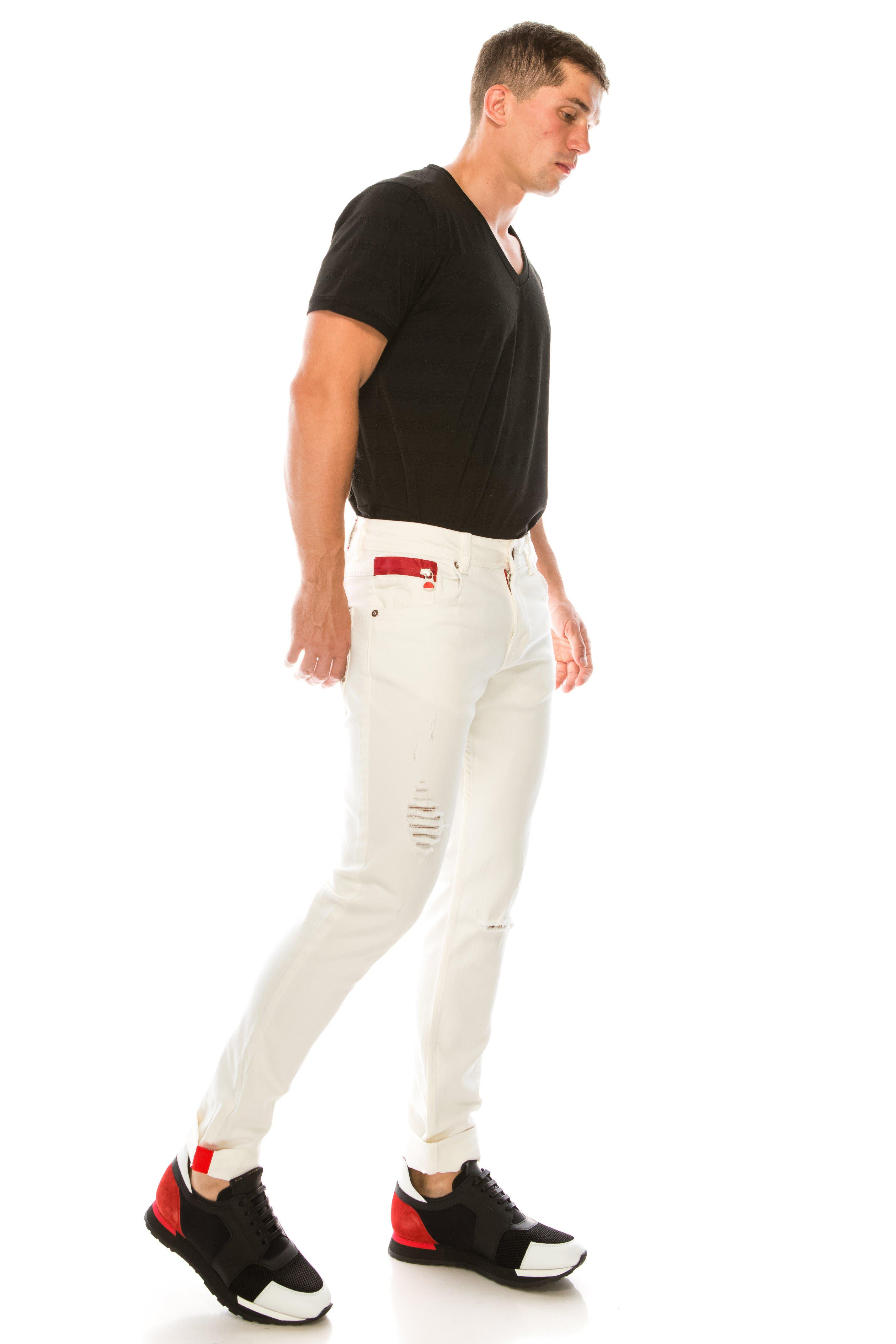 KanCan - White Skinny Ripped Jeans Gypsy Soul Boutique IA