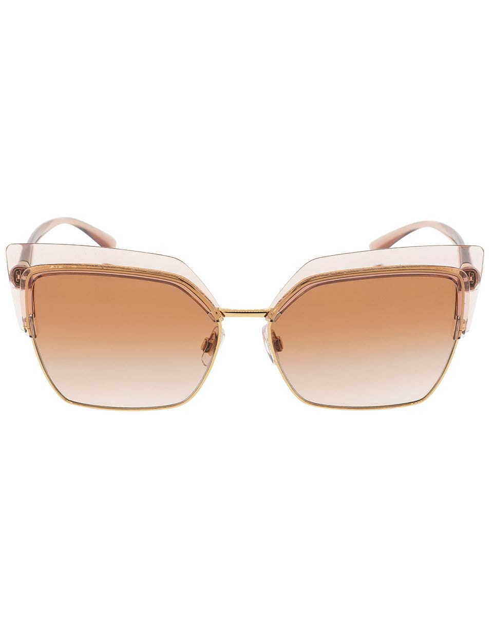 Women's shiny gold butterfly sunglasses DG2204 | Eyewear Dolce & Gabbana