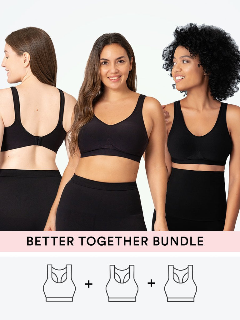 COMFORT RACERBACK SPORT BRA 9075 (3 PACK)  COOBIE SEAMLESS BRAS