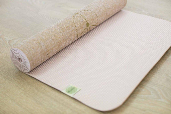 Jute ECO Yoga Mat + Massage Stick + Trigger Point Ball SOULER