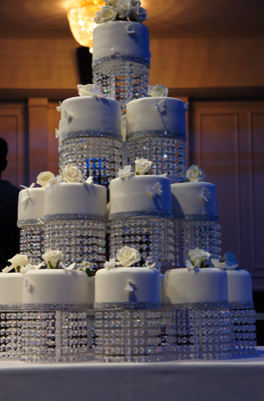 Crystal Chandelier Wedding Cake