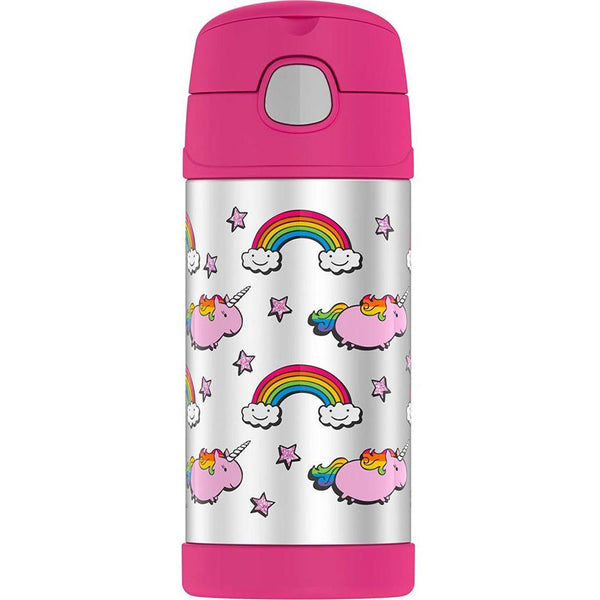 Water Bottle with Straw Barbie | Kids 12oz Stainless Steel Water <a href='/bottle-thermos/'>Bottle <a href='/thermos/'>Thermos</a></a> Brand