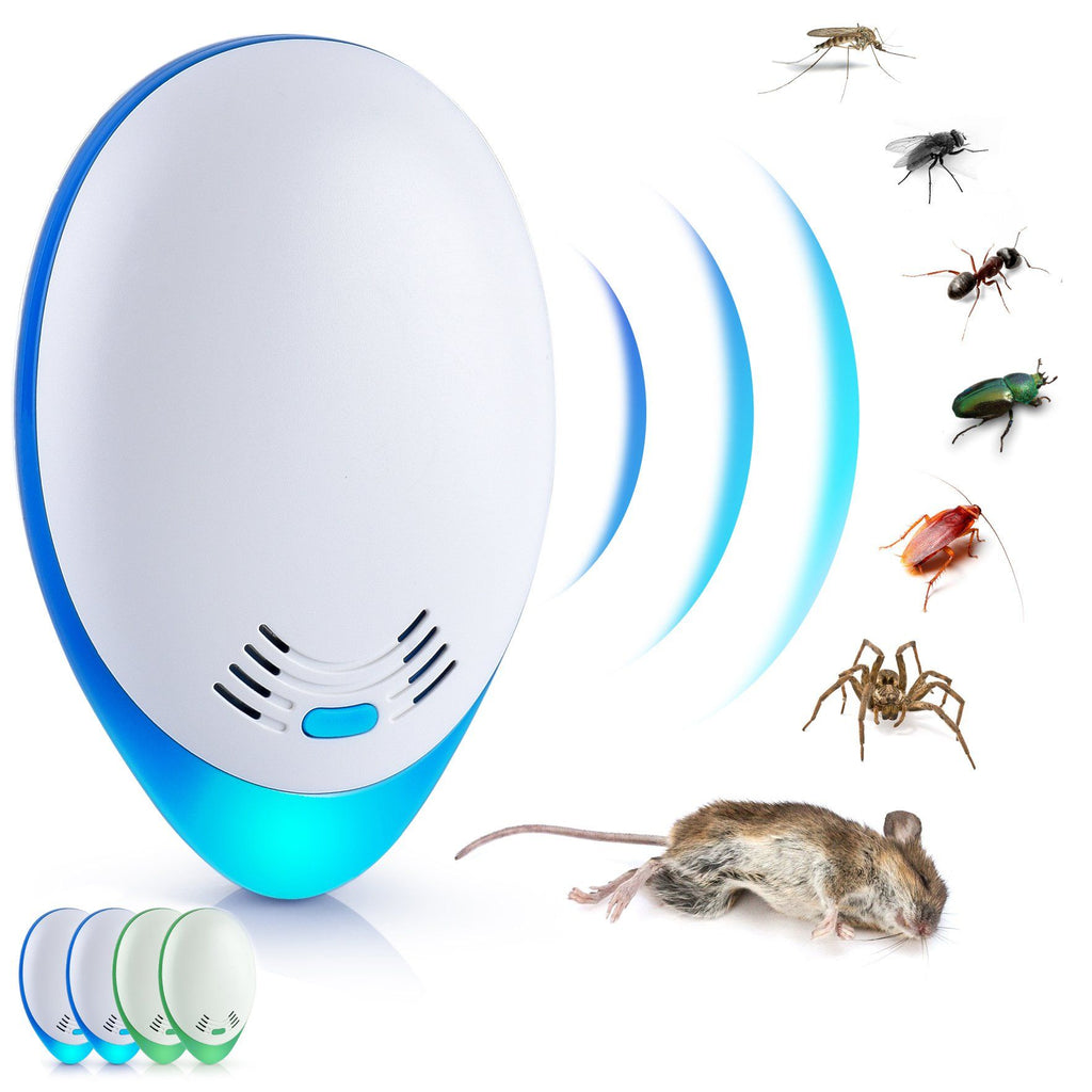 Wholesale Outdoor Ultrasonic Pest Repeller Solar Power Garden Repellent Mole Snake Bird Mosquito Mouse Insect Control  black From China