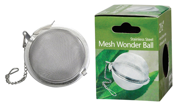 Hosaire Tea Infuser 2 Pcs Stainless Steel Mesh Tea Ball 2.1 Inch Tea Filter Strainers Tea Interval Diffuser for Tea with Extended Chain | Best Tea Kettles and Tea Pots