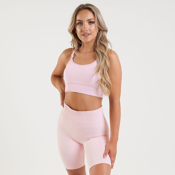 Shop Women's Pink Sports Bra with Free Shipping and COD