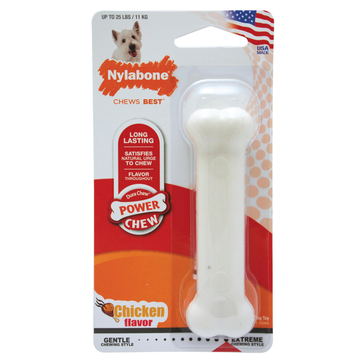 Get Your Dog Moving and Chewing with Myakat's Flavored Plastic Chew Bone Toy
