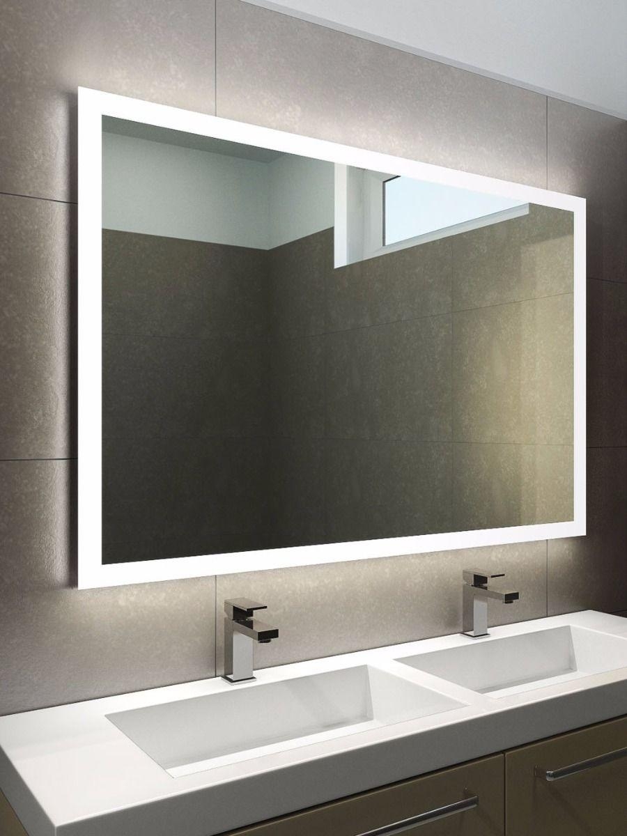 Upgrade Your Bathroom Vanity with the ES-DIY Frameless LED Mirror - Anti-Fog, Dimming & UL Certified!