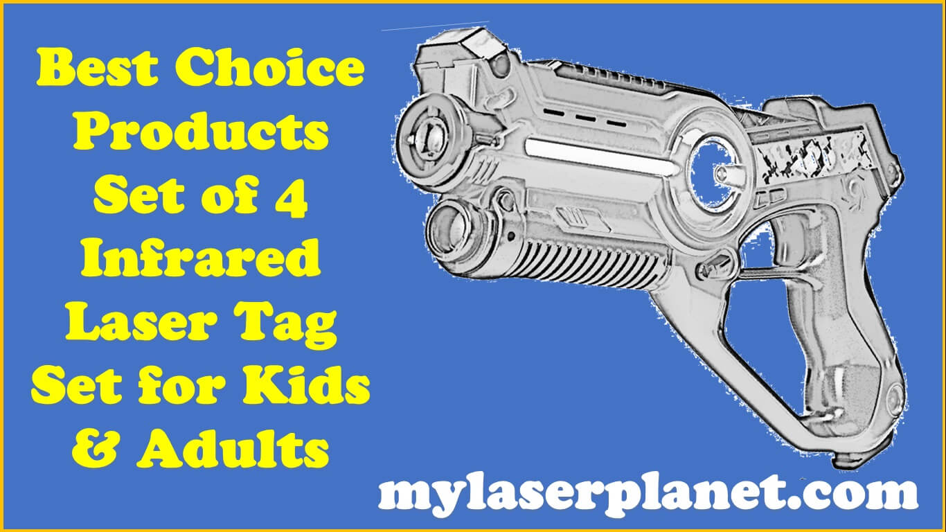 Experience Thrilling Battles with Upgraded LUKAT Laser Tag Guns Set of 4 - Educational Multi-Player Toys with 5 Firing Weapons and Spray Function