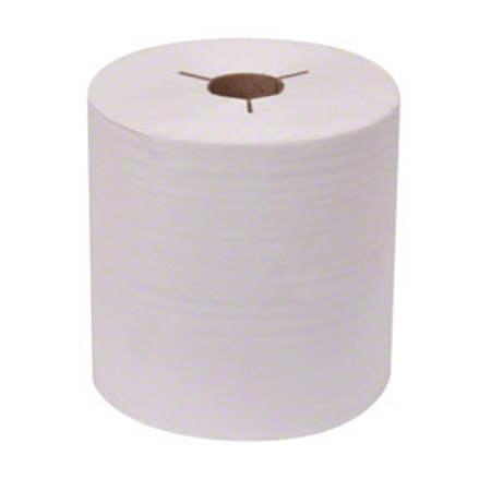 High-Quality Embossed White Roll Towel - Perfect for High-Consumption Areas in Offices, Workshops, and Factories