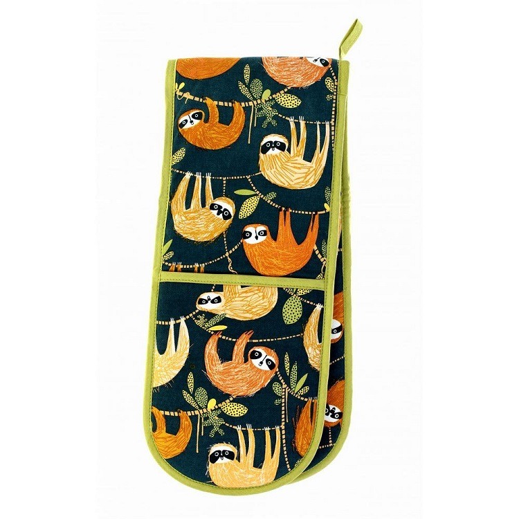 Experience the Artistry of Nature with Ulster Weavers Double Oven Gloves - Butterfly House, Made from 100% Cotton Outer Inspired by the Scenic Countryside Walks!