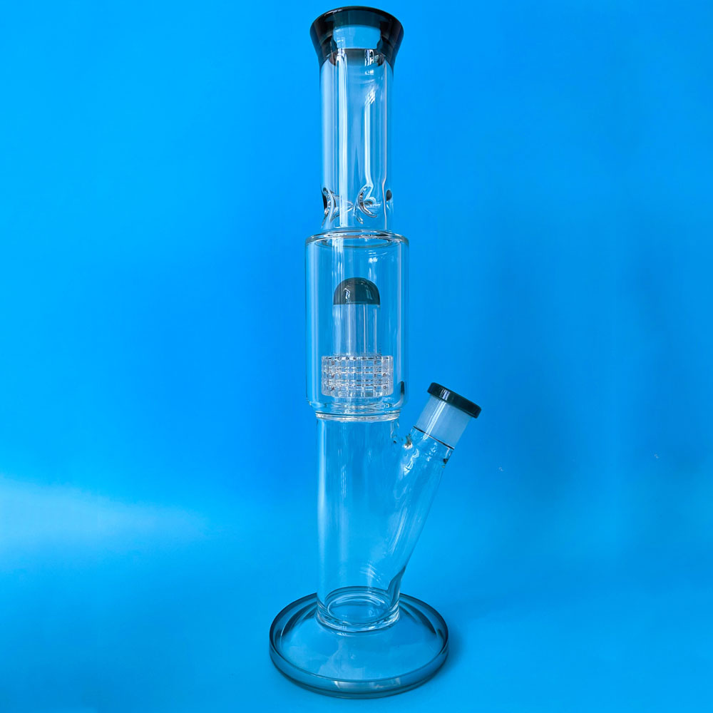 Factory Direct: Straight Ice <a href='/bong/'>Bong</a> with Matrix Perc - Exceptional Quality & Affordable Prices!