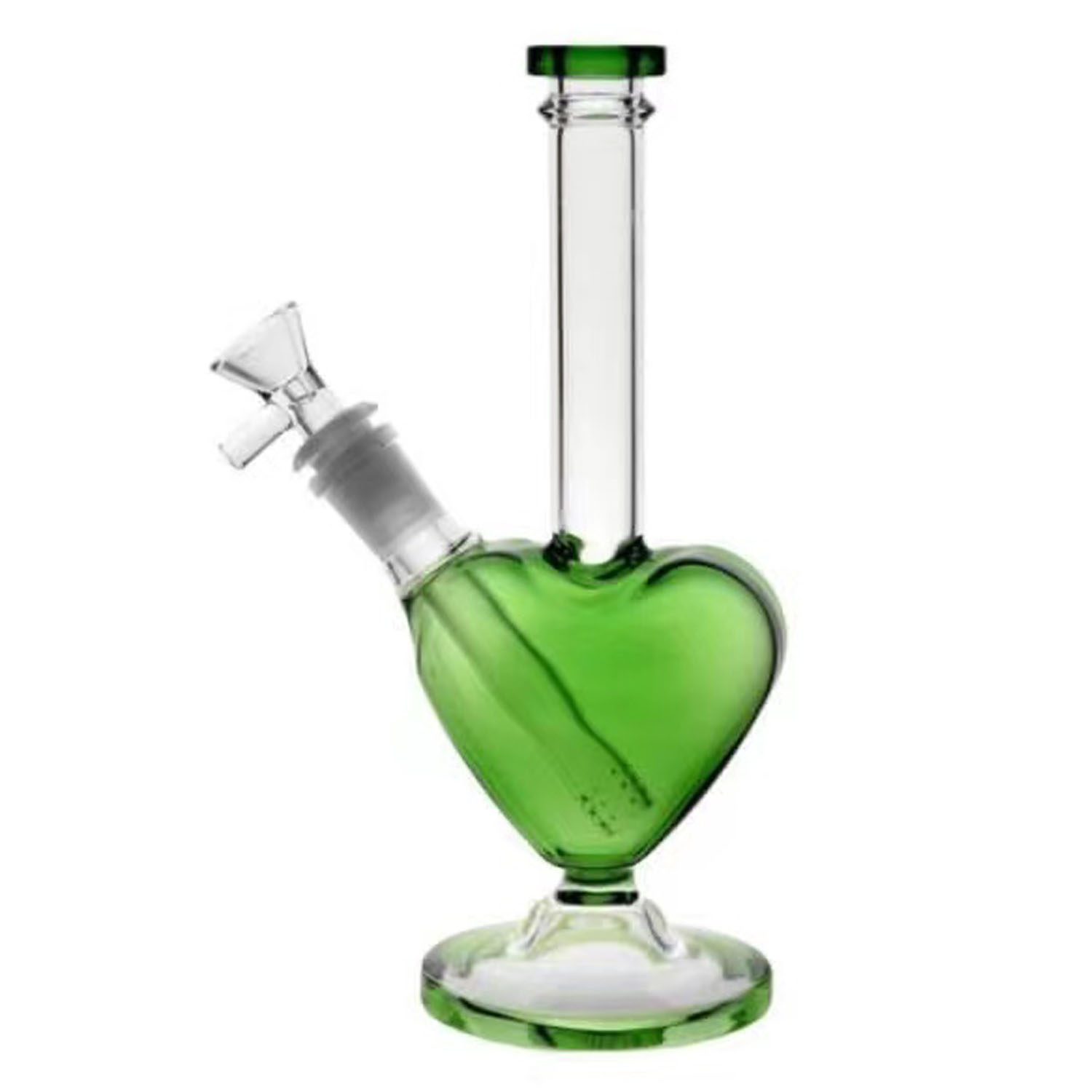 Shop Factory Direct: Wholesale Heart Shape <a href='/bong/'>Bong</a> Glass Water Pipe with Custom Color - High-quality Guaranteed