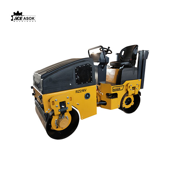 Get the Best Ride-on Double Drum Vibratory Roller from Our Factory - RZ216V-RZ220V