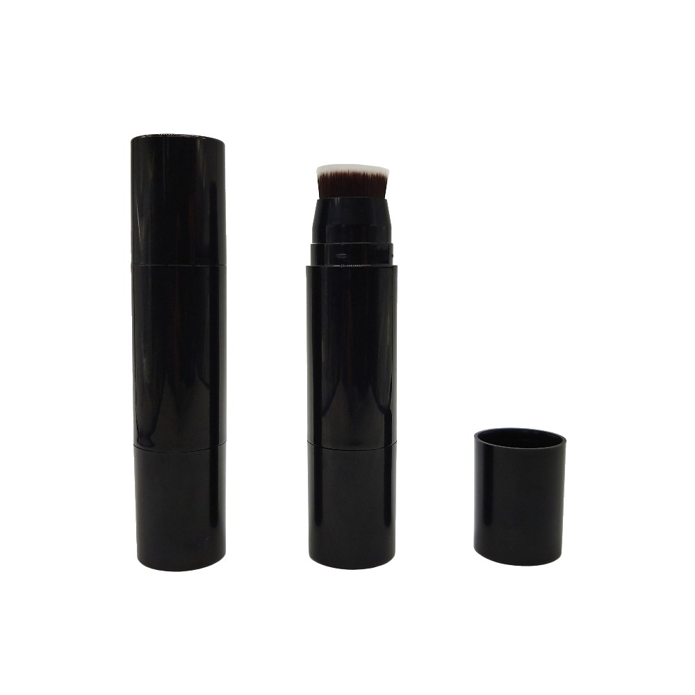 24pcs 5ml Empty square black lipgloss tubes bulk wholesale with big wand  lipgloss containers
