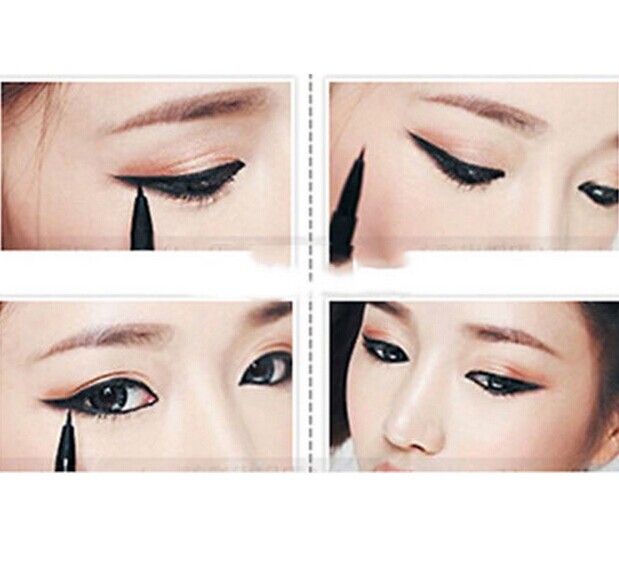 Easy ware best quality custom brand fiber lash waterproof makeup cosmetics eyeliner mascara set  (3)