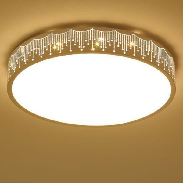 Round Simple <a href='/ceiling-light/'>Ceiling Light</a>s Dimming Ceiling LED Lamps for Restaurante