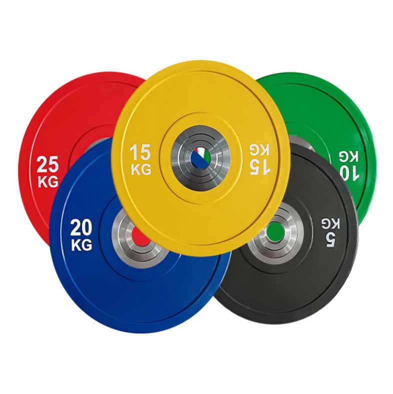 Bumper Plates <a href='/olympic-weight-plates/'>Olympic Weight Plates</a>, Bumper Weight Plates, Steel Insert, Strength Training