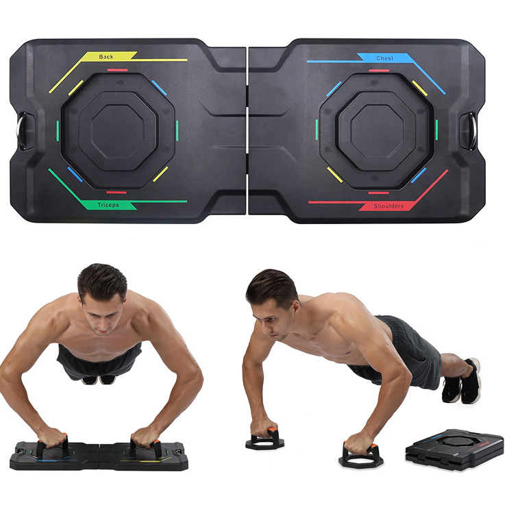 Factory Direct: Multi-Functional Foldable Push Up Board with <a href='/resistance-bands/'>Resistance Bands</a>