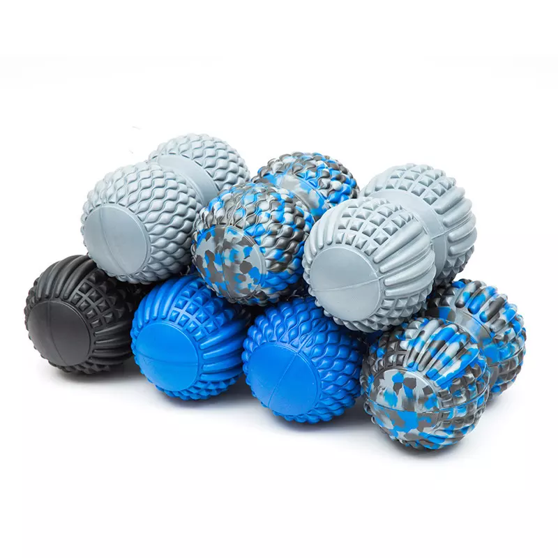 Premium 8-Inch <a href='/textured-roller/'>Textured Roller</a> - Factory-Direct Double <a href='/massage-ball/'>Massage Ball</a>