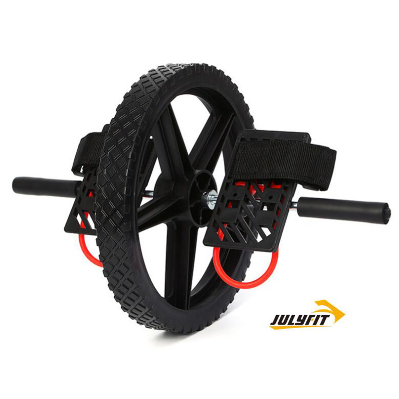 Maximum Workout Options: Professional Power Training Exercise Wheel with Foot Straps - Direct from Factory