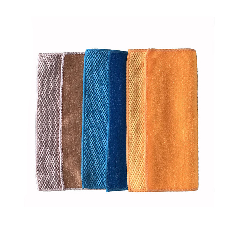High-quality 2-in-1 Microfibre Scrub <a href='/cleaning-cloth/'>Cleaning Cloth</a>s | Versatile & Durable | Factory Direct Prices