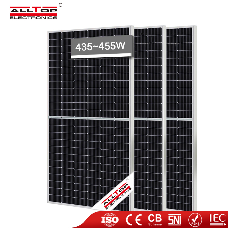 Alltop: Factory Direct High Efficiency Hybrid Off-Grid <a href='/monocrystalline-solar-panel/'>Monocrystalline Solar Panel</a>s