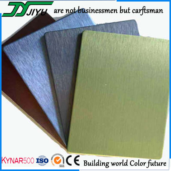 Champagne PVDF / PE Coated Aluminum Composite Panel JY-6003