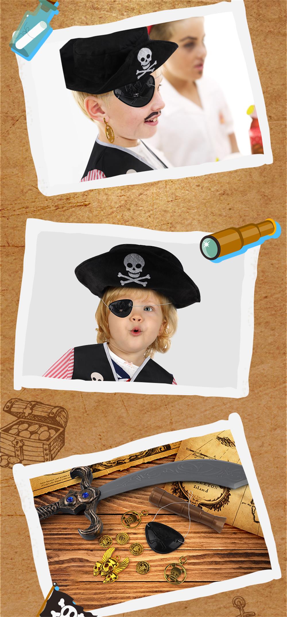 Pirate Costume Role Play Dress Up Set_03