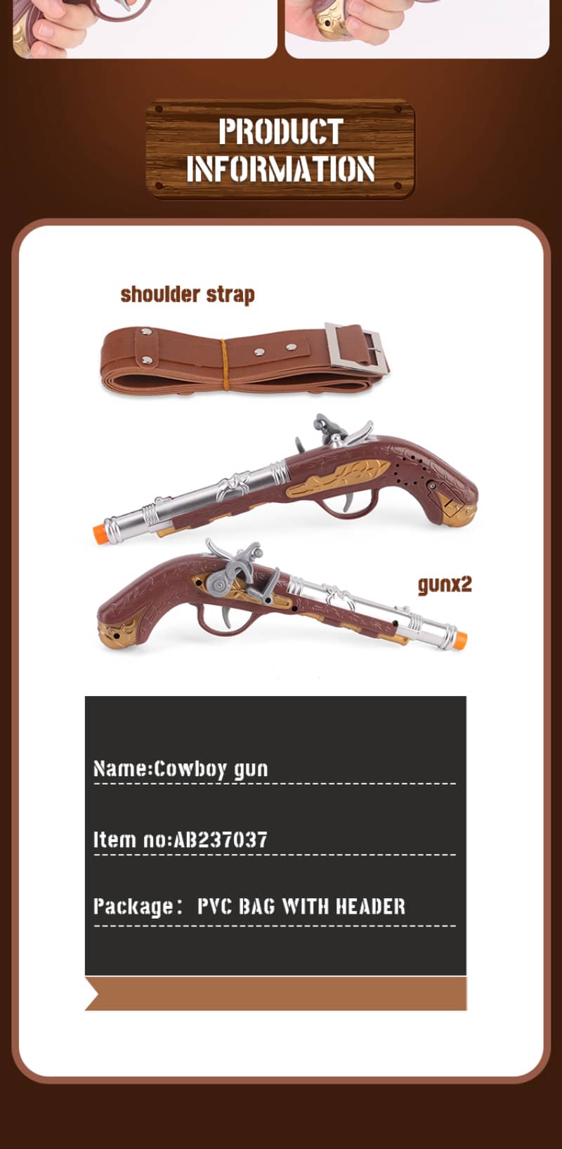 Western Cowboy Gun Toy Set_05