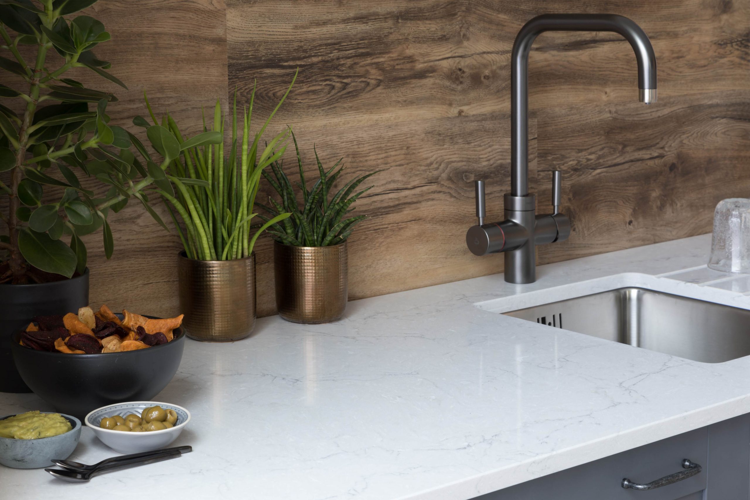 Quartz Worktops - Elements Interiors - Barnsley