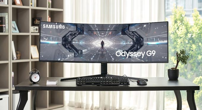 Samsung's Curved 240Hz Gaming Monitor Doubles As A Smart TV -