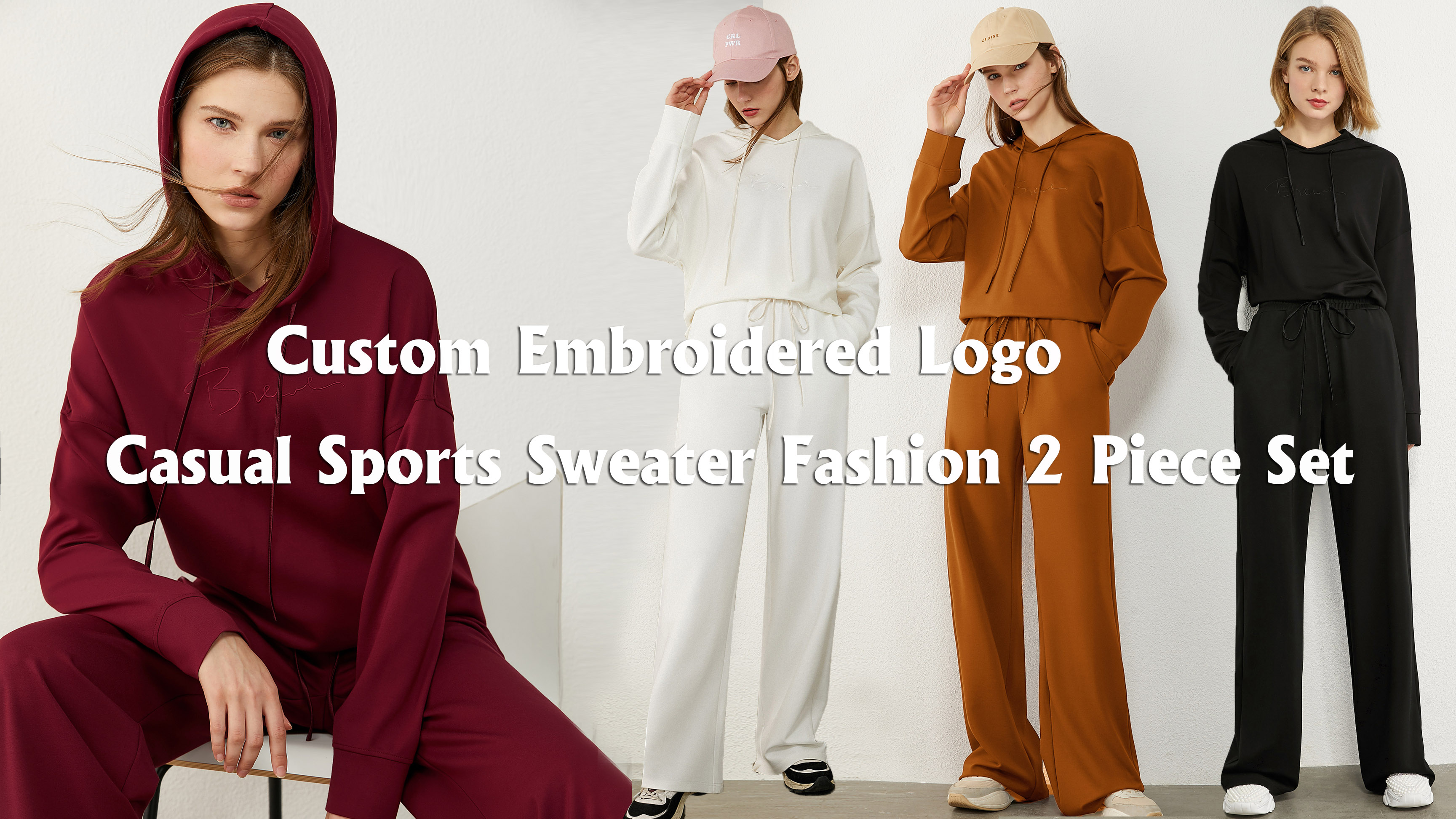 Best Custom Embroidered Logo Casual Sports Hoodie Fashion 2 Piece Set Manufacturer Company - <a href='/auschalink/'>Auschalink</a>