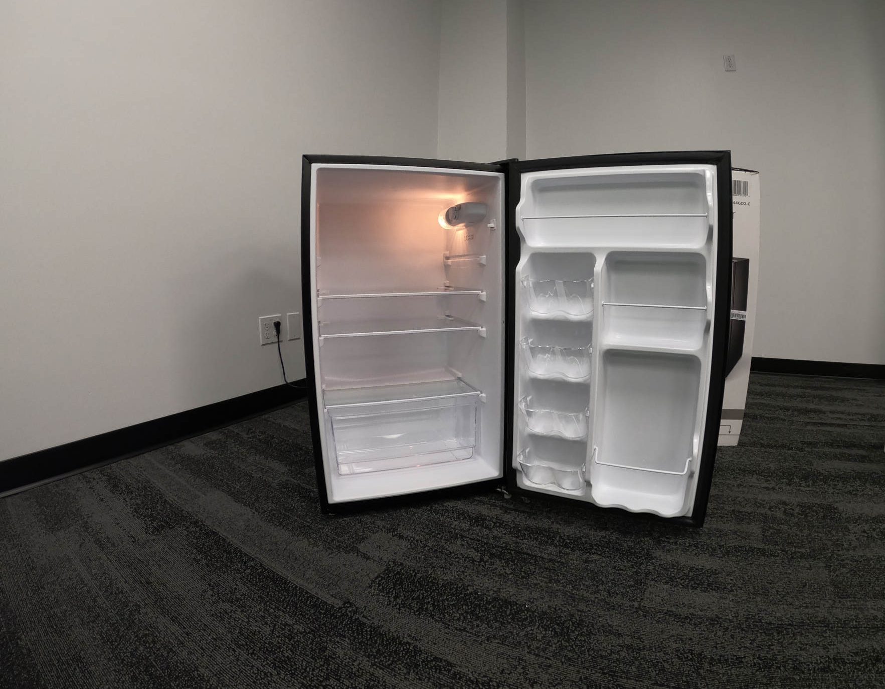 Glass Front Mini Fridge Mini Refrigerator In Black With Glass Door At The Home Depot Glass Door Mini Bar Fridge For Sale